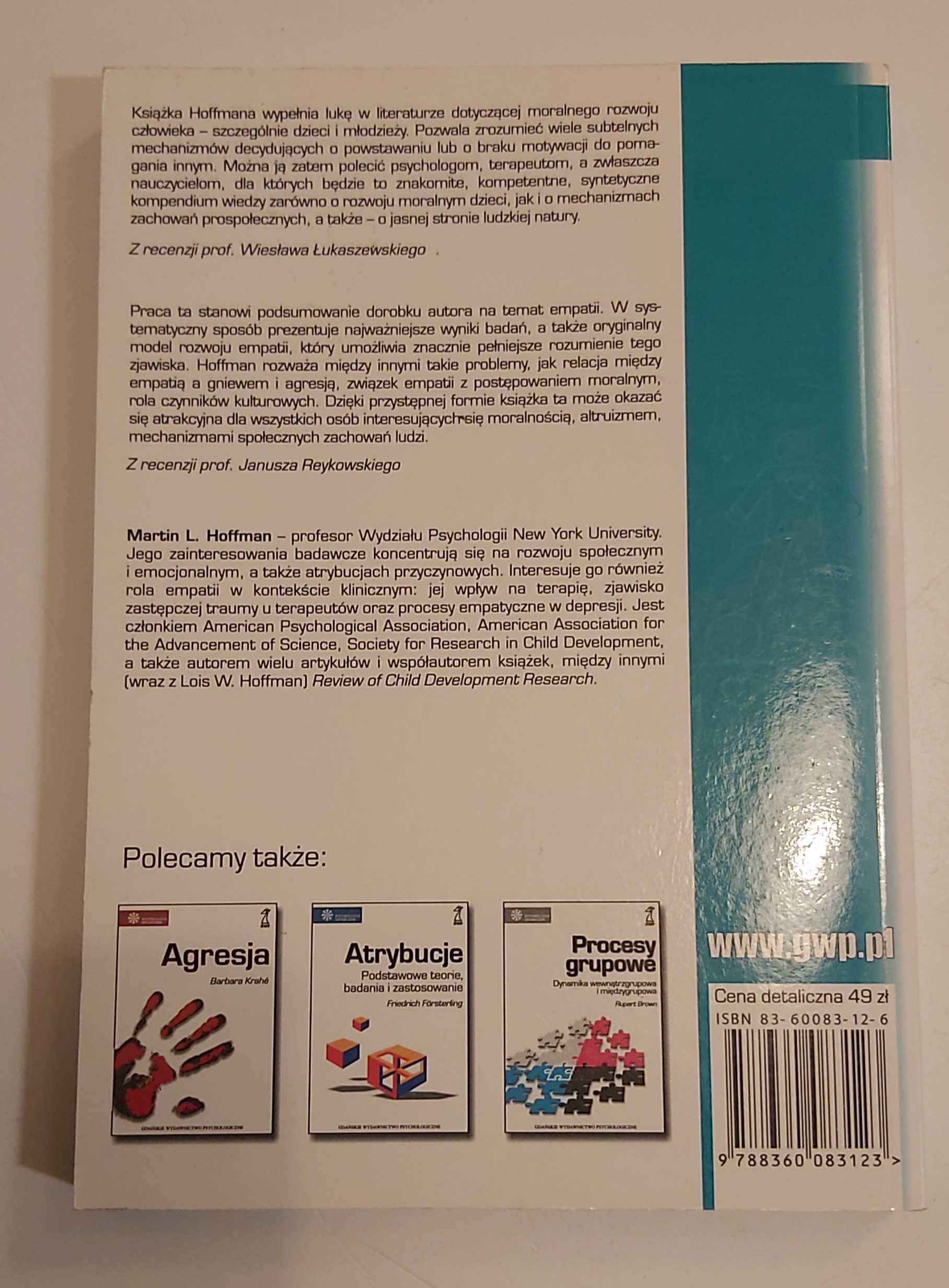Empatia i rozwój moralny Martin L. Hoffman GWP