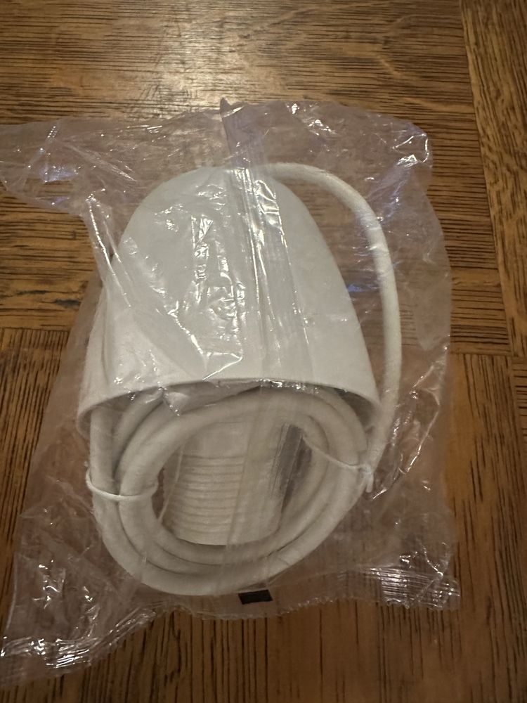 IKEA HEMMA Oprawka z kablem biała 180 cm