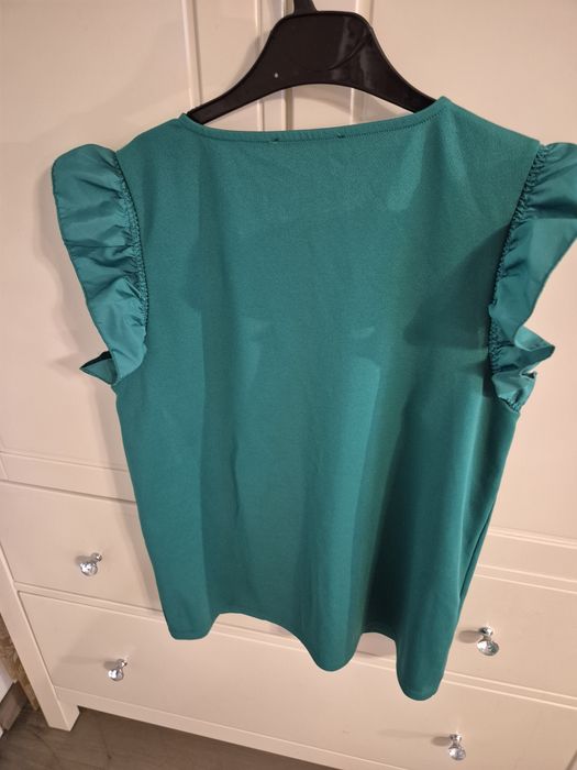 Szmargdowa bluzka Mohito Jak nowa