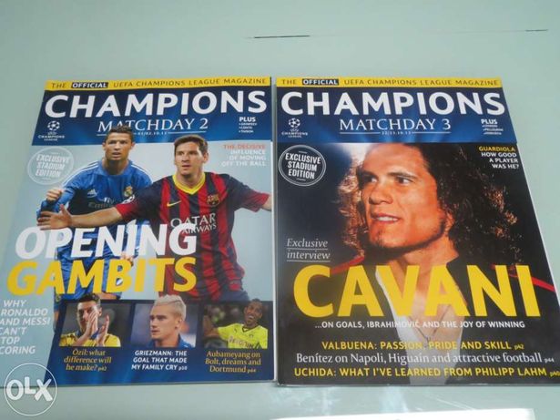 The official uefa champions league magazine- CAVANI