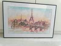Obraz w ramie - Paryż wieża Eiffla