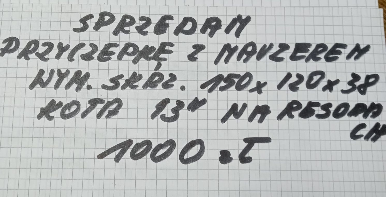 Przyczepka z mauzerem