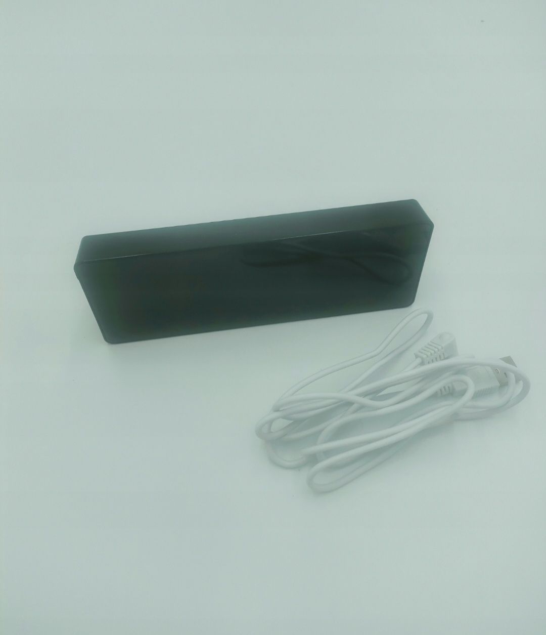 Budzik cyfrowy zielony wyświetlacz LED USB