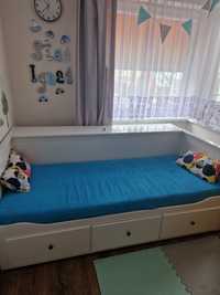 Łóżko Ikea Hemnes z pojemnikiem na materac