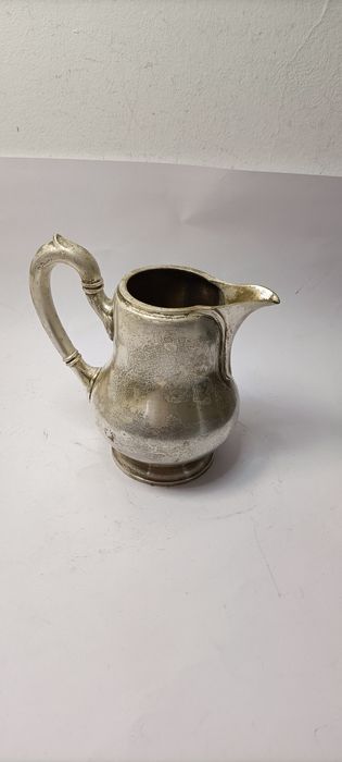 Stary posrebrzany dzbanek mlecznik Original Wellner lata 40. T3