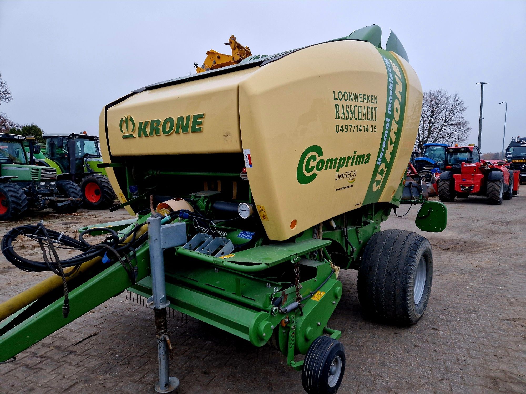 Krone Comprima V 150 XC 2012 Super Stan rotor noże siatka Orginał