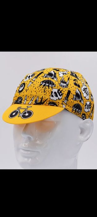 Czapki kolarskie z daszkiem