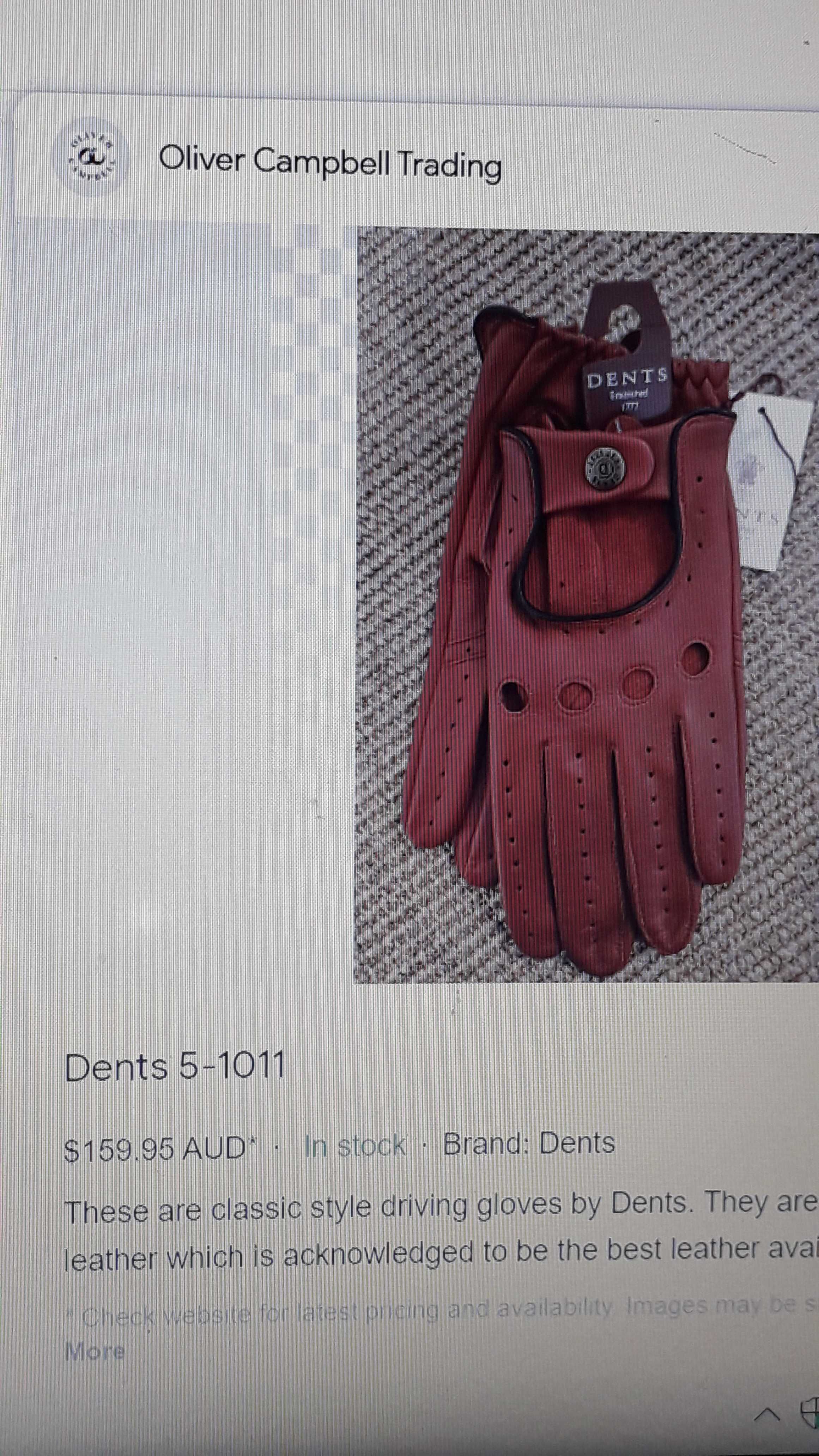 Крутые Кожаные перчатки мужские DENTS Made in England  размер ( М )