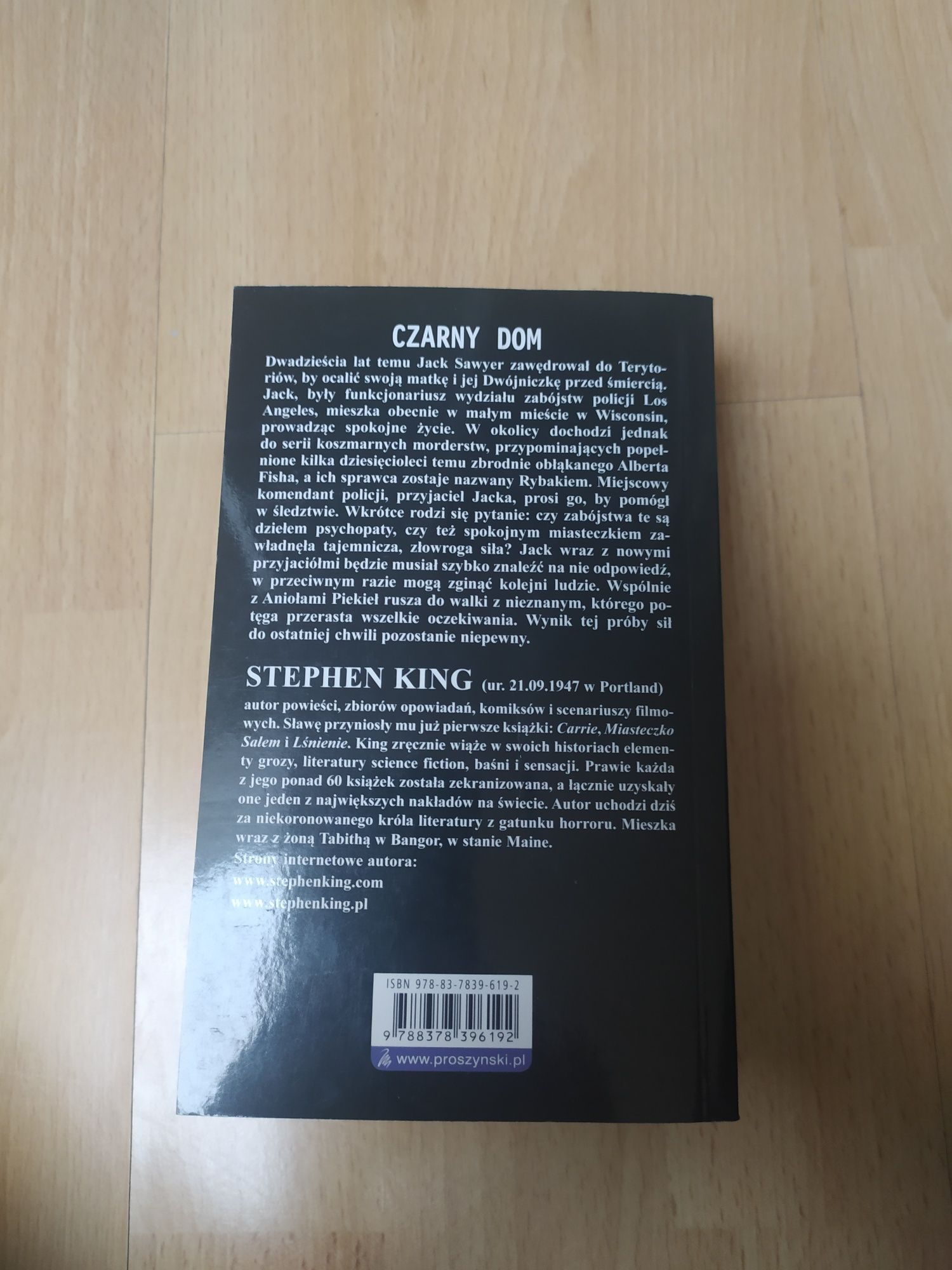 Książka pt. "Czarny dom" Stephen King