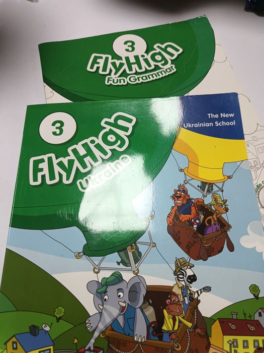 Комплект FlyHigh Ukraine 3 Pupil's book+Fun grammar+диск