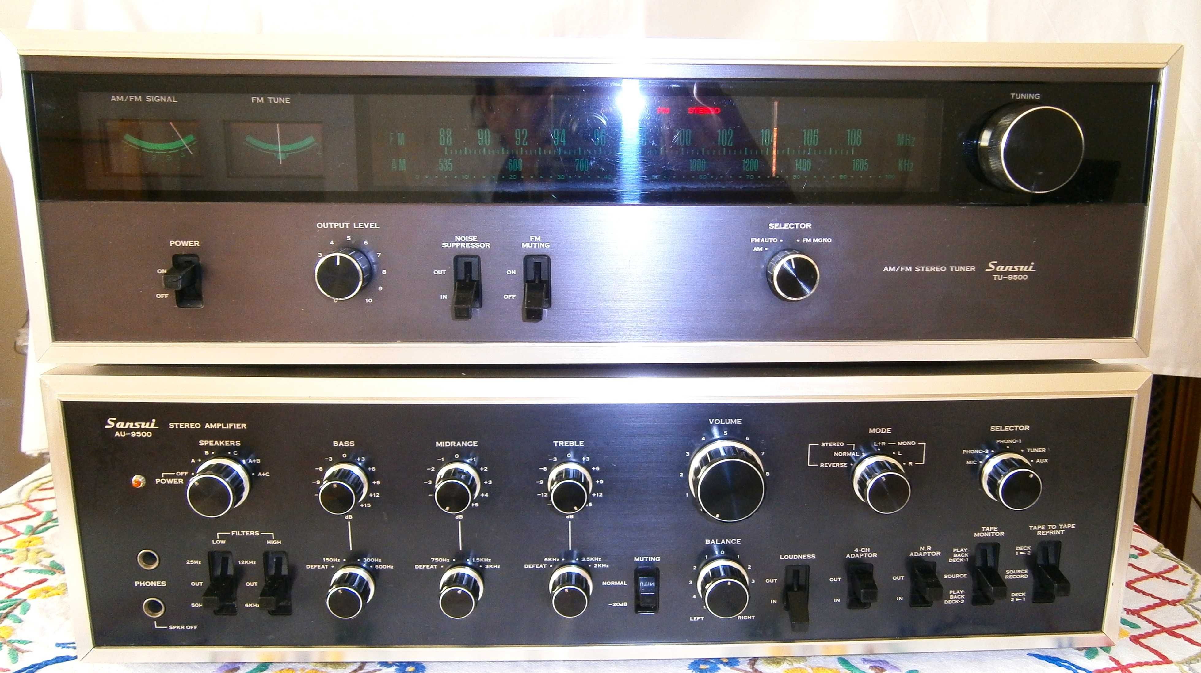 sansui au 9500 + tu 9500