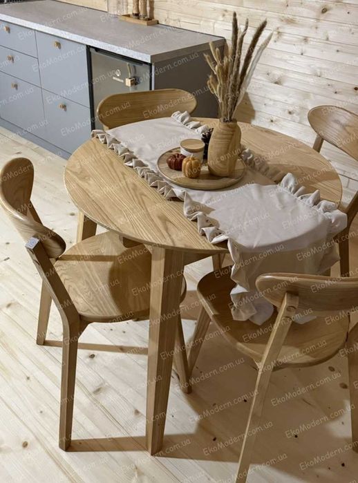 Столи обідні дерев'яні із ЯСЕНЯ для кухні, залів кафе і ресторана