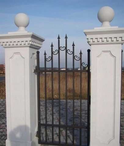 Ogrodzenia Pałacowe ,Nowoczesne,BETONOWE,Murki Dolne,Słupy