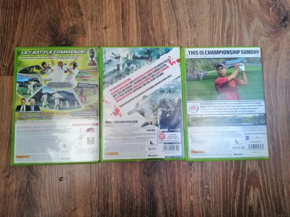 Zestaw gier  na xbox 360