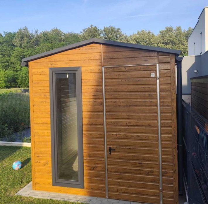 Domek ogrodowy, schowek, altana, blaszak, Kolory - Wzory