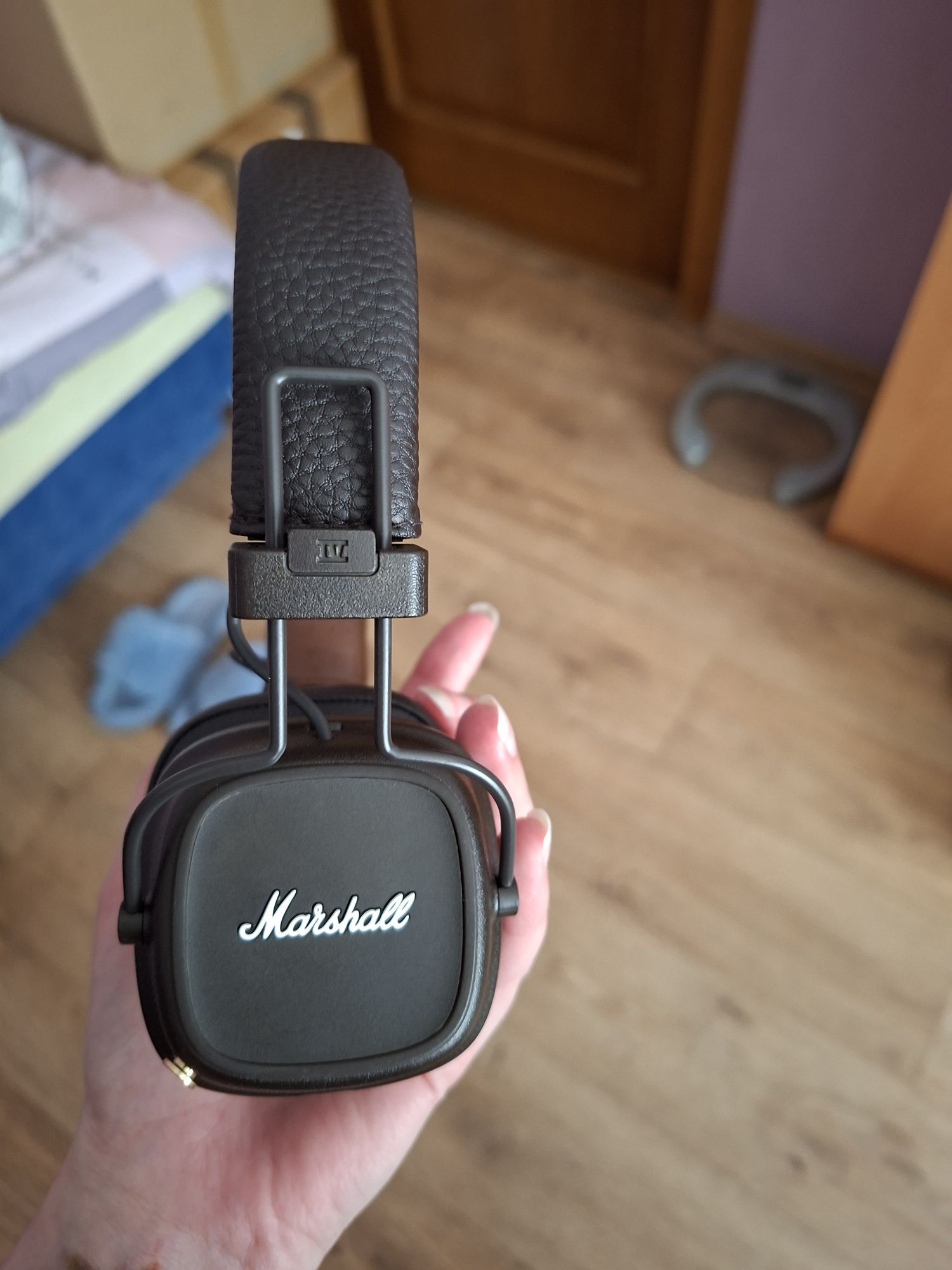Навушники накладні бездротові Marshall Major IV Bluetooth Brown (Б/У)