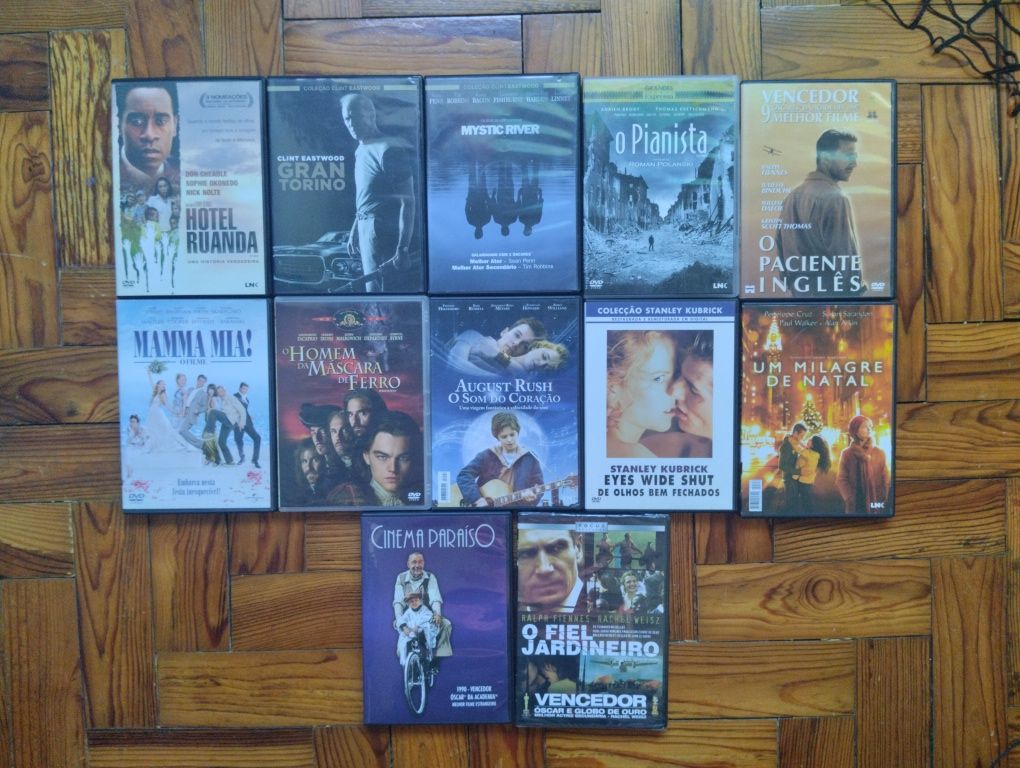 DVDs originais em bom estado