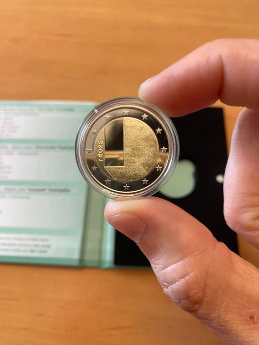 Moeda 2€ comemorativa proof Finlândia 2025
