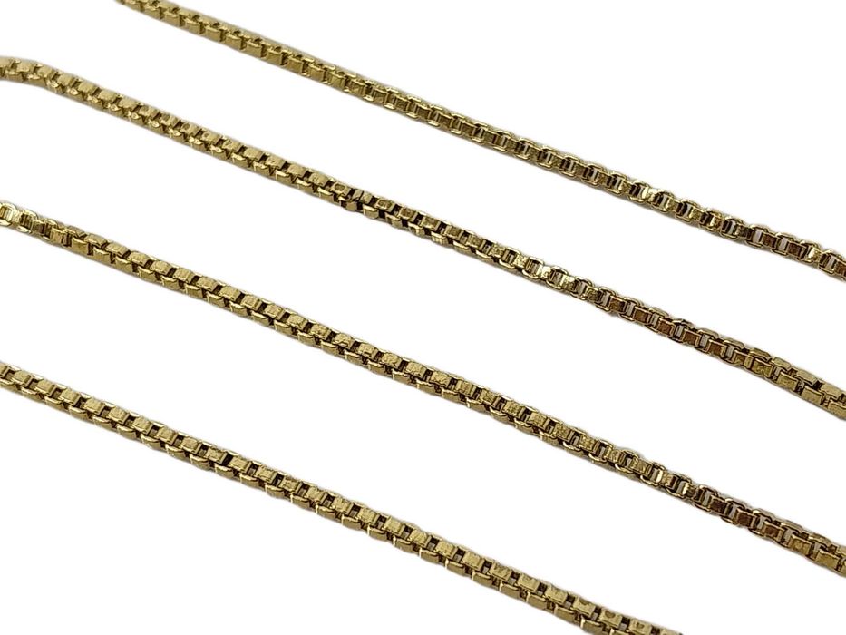 Złoty łańcuszek KOSTKA 333 2,94G DŁ.40CM
