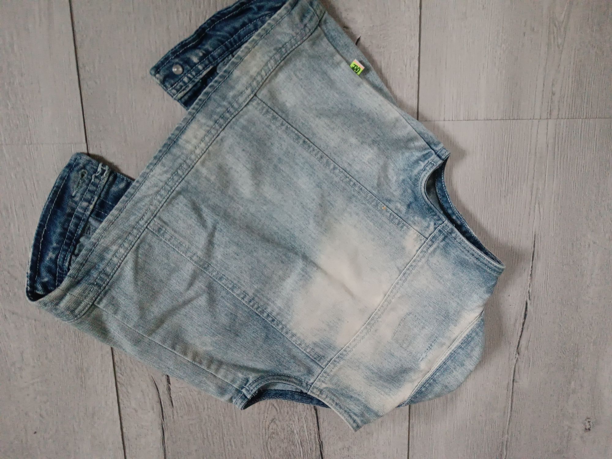 Kurtka jeansowa kamizelka 128 cm