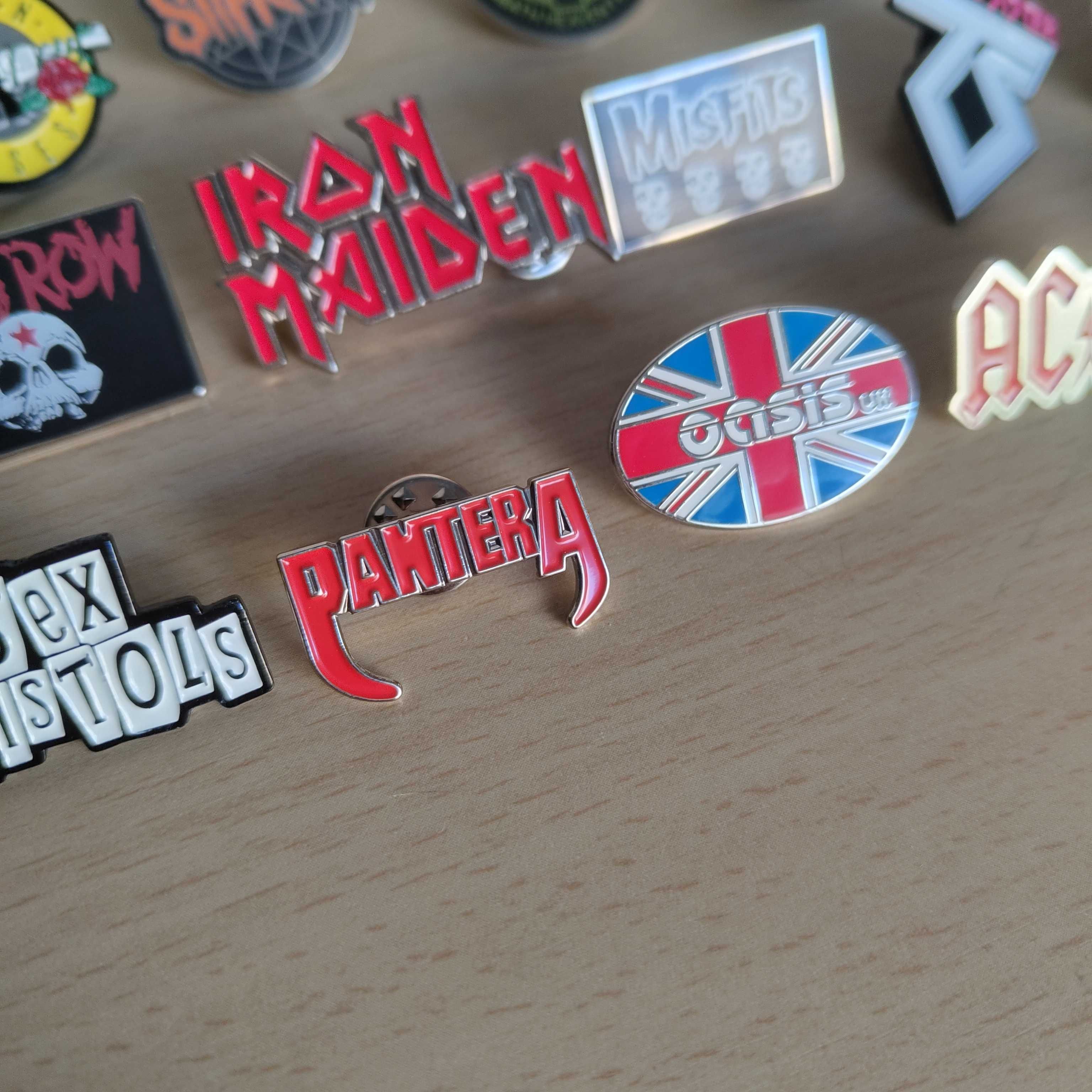 Pins Bandas de Rock Metal Musica