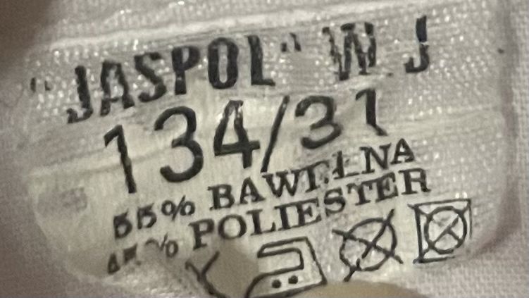 Koszula chłopięca 134, biała galowa z kołnierzykiem