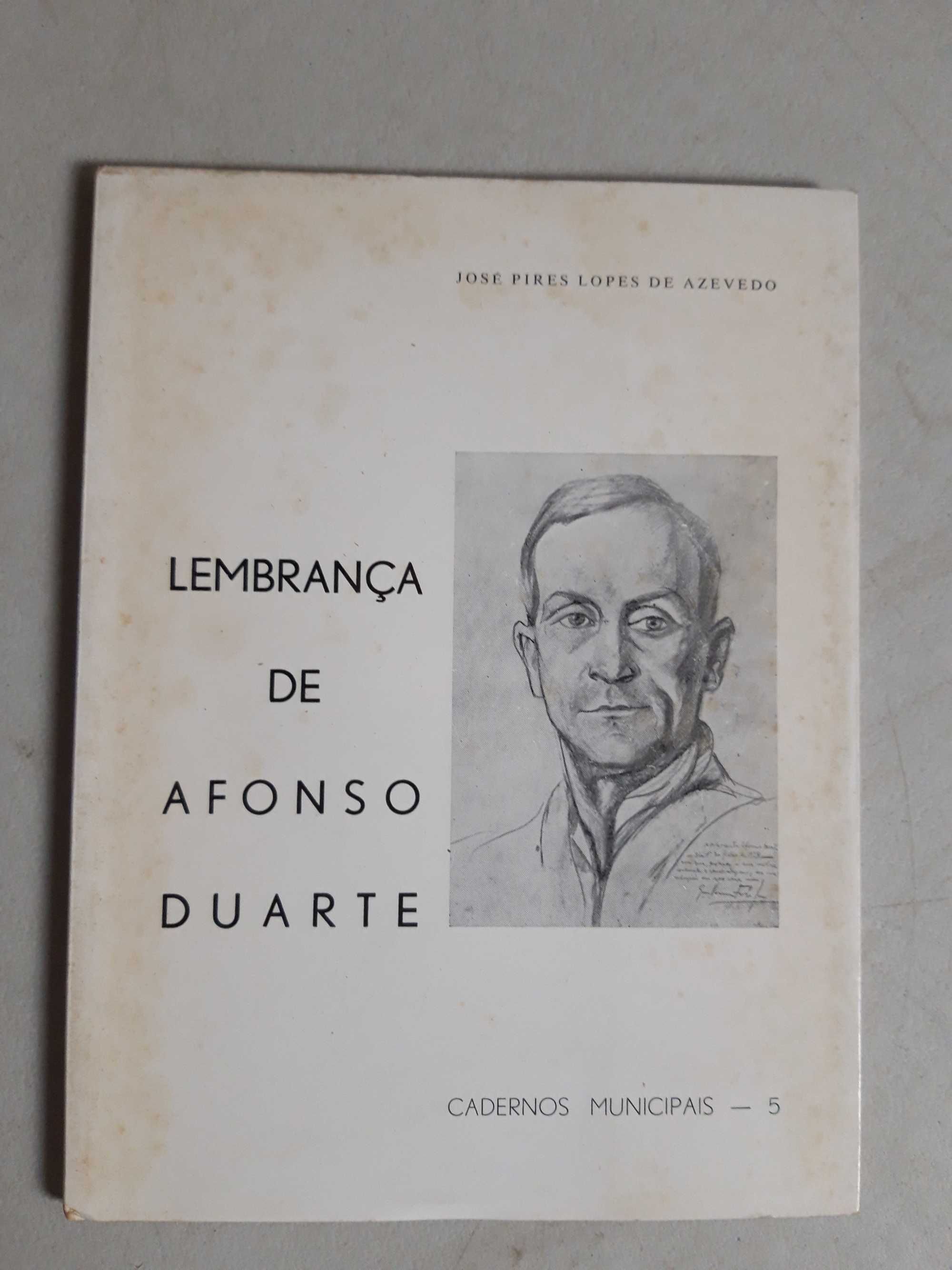 Livro Ref Par1  - José Azevedo - Lembrança de Afonso Duarte