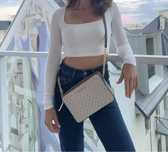 -40% Michael Kors torebka kremowa Bodies Camera