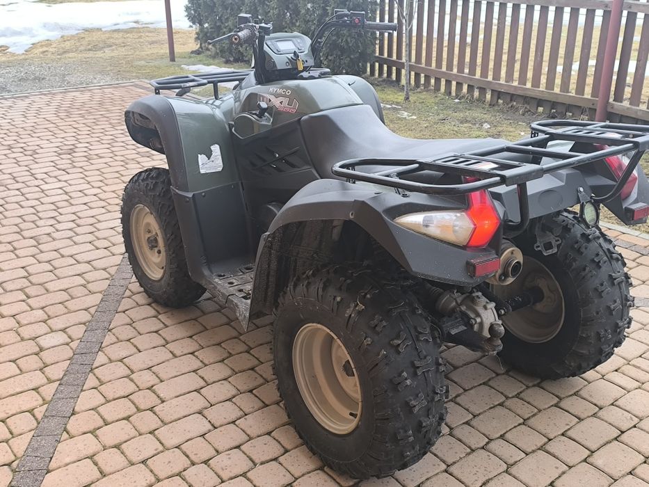 Kymko mxu 500 4x4 Homologacja,Nowe Opony. 7600!km