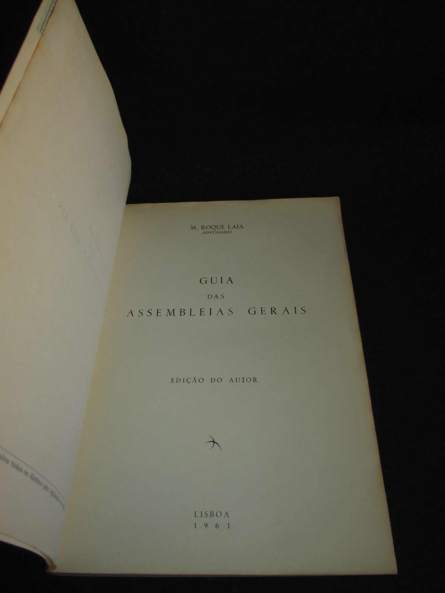 Livro Guia das Assembleias Gerais M. Roque Laia