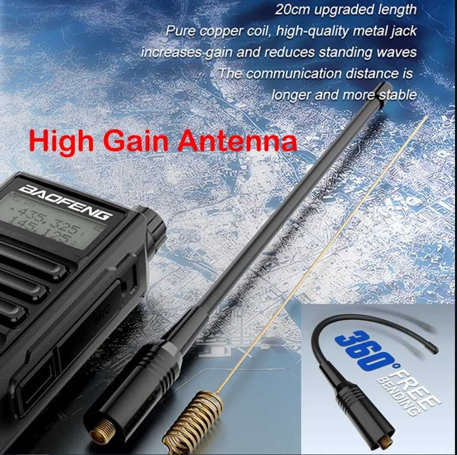 BaoFeng UV-16 Pro 10W type-C рація VHF UHF радіостанція рация