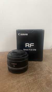 Обєктив Canon rf 50 1.8 stm на гарантії до листопала 26 року