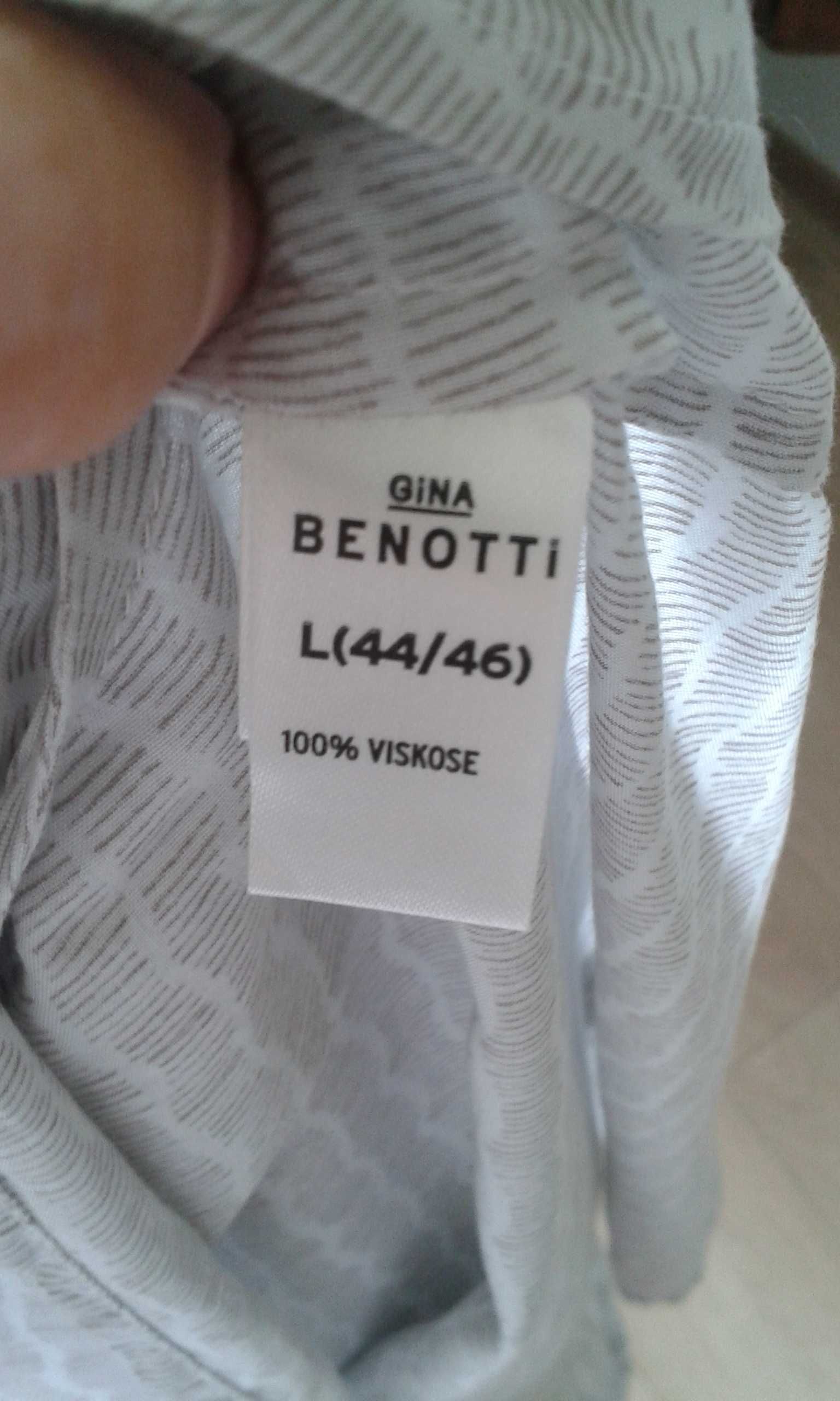 44/46 Koszula szara damska bluzka Plus size