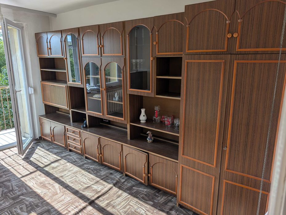 Komplet mebli PRL meblościanka duża