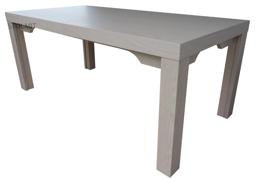 Debowy stół rozkłądany do duzych wymiarów 8 nóg stabilny