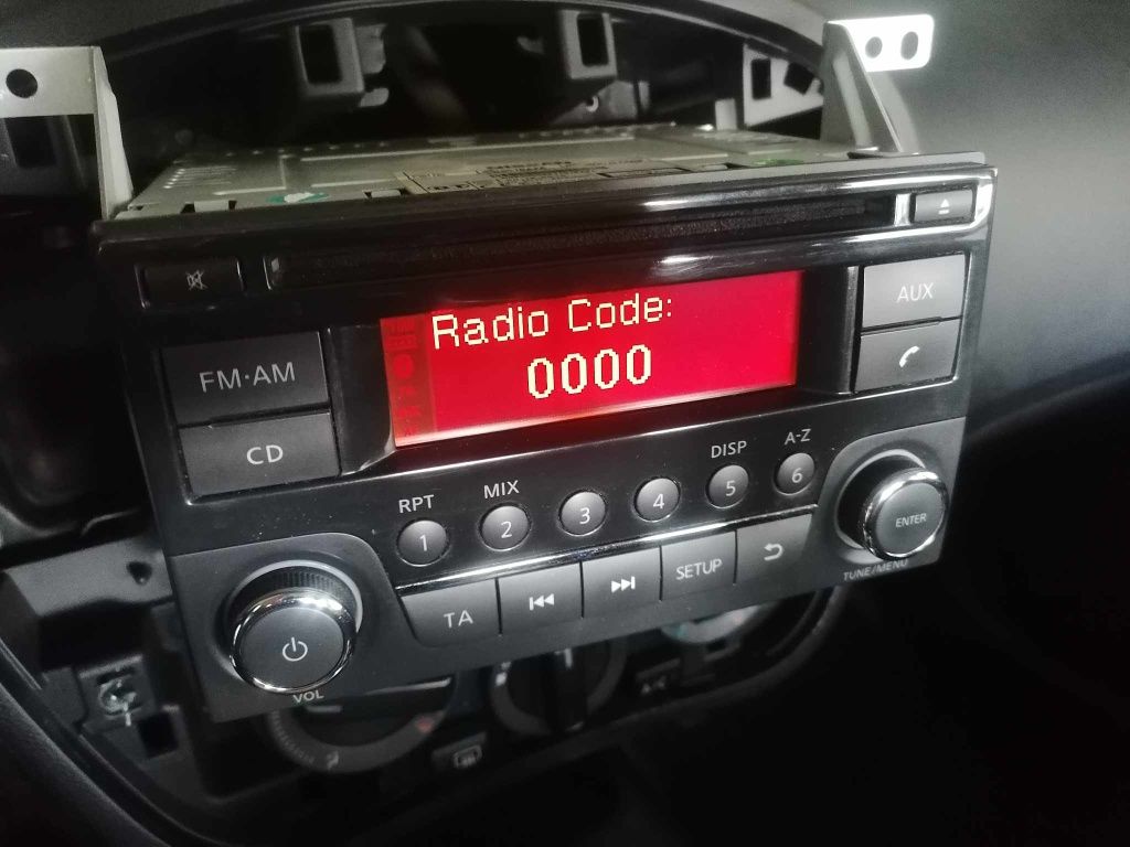 radio nissan qashqai micra navara juke note nowy wyświetlacz