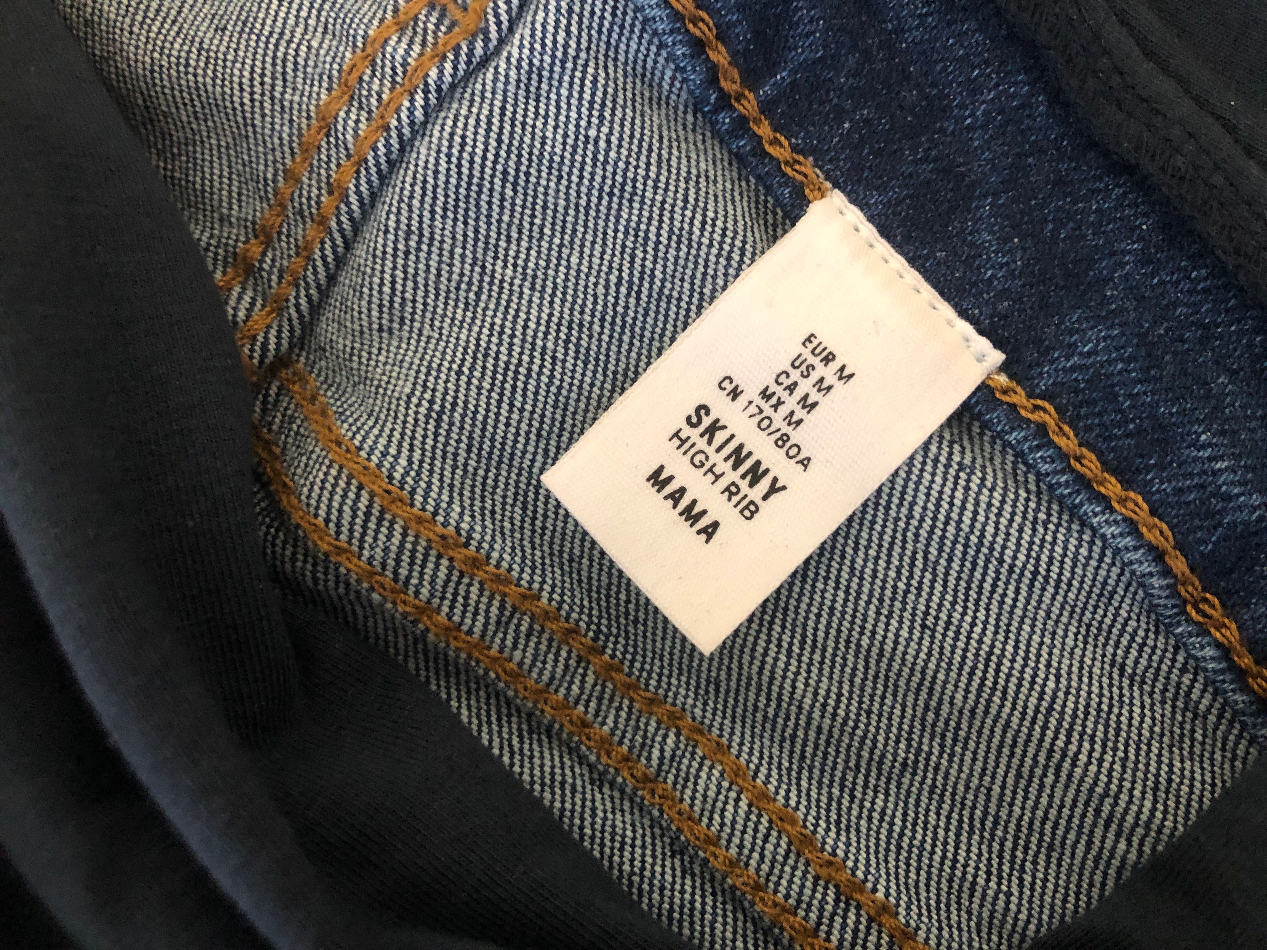 Spodnie jeansy ciążowe H&M r.M