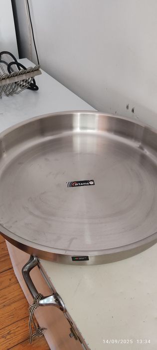 Frigideira industrial de inox