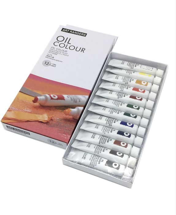 Художні олійні фарби Art Rangers набір 12 кольорів по 12 ml