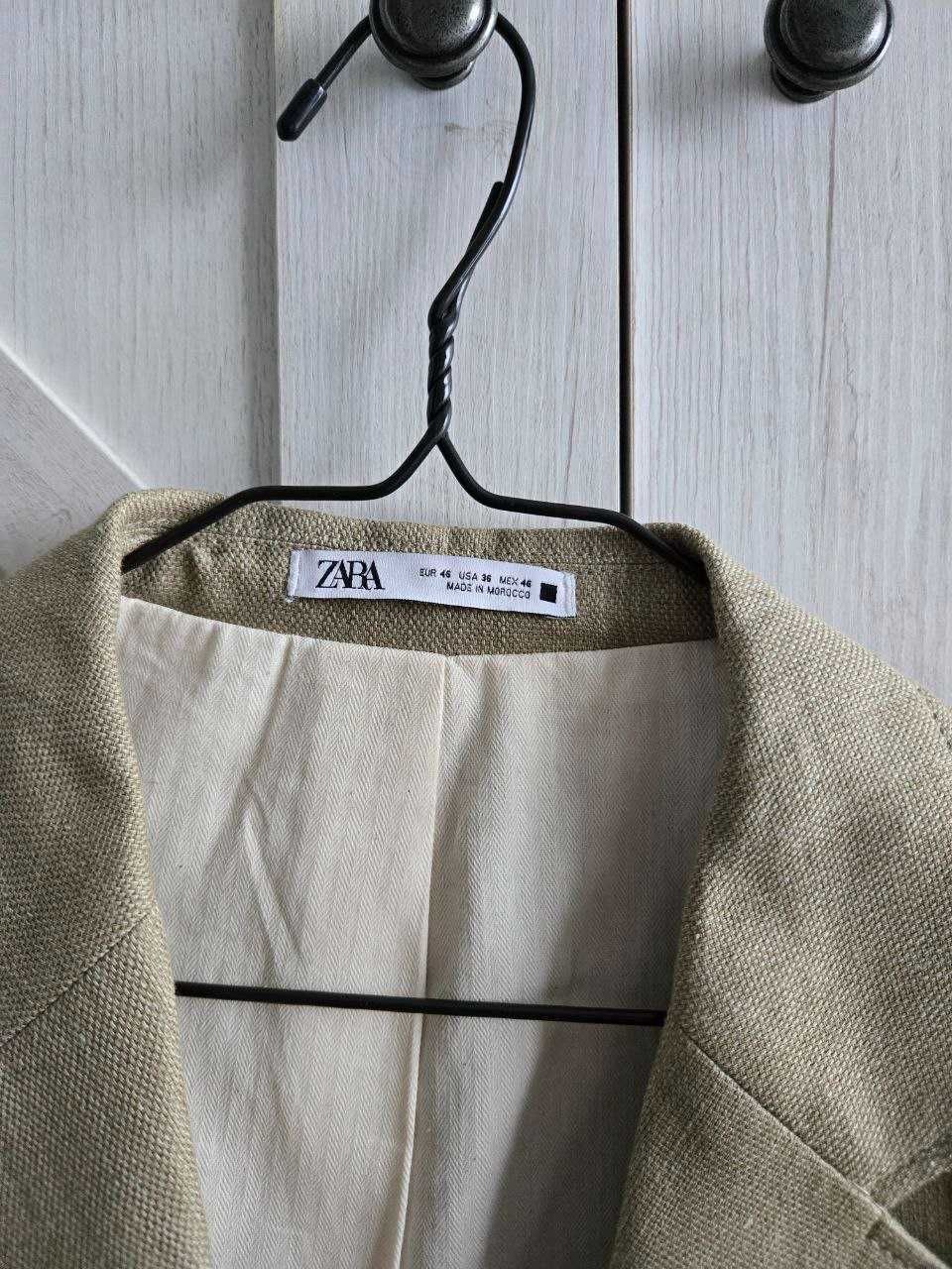 Піджак лляний Zara новий