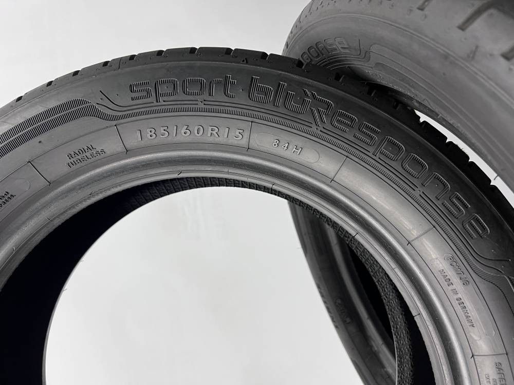 2шт літо 185/60/R15 6,5мм Dunlop Sport Blue Response