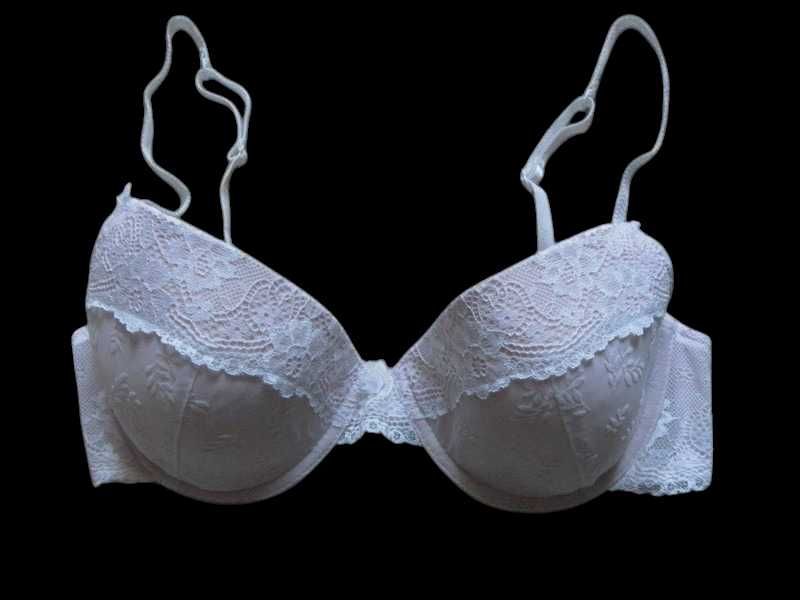 Stanik biustonosz 75C 34C TU koronka bielizna damska