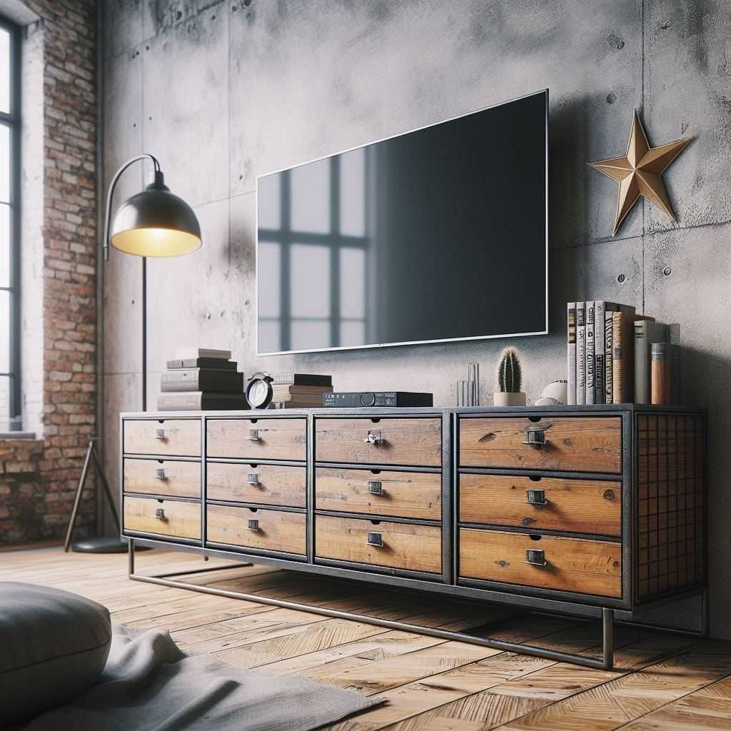 Komoda Szafka RTV w stylu Loft/industrial