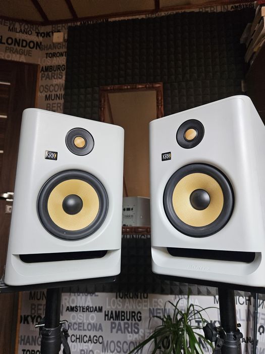 Monitory Studyjne KRK ROKIT RP7 G4 + interfejs audio