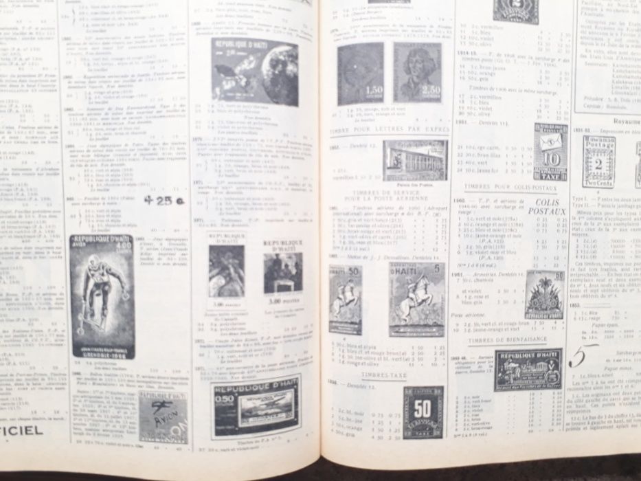Catálogos de Selos Francês 1978 (3 Vol.) raríssimos