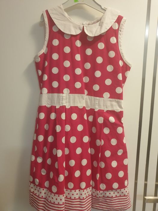 Sukienka w grochy rozmiar 158