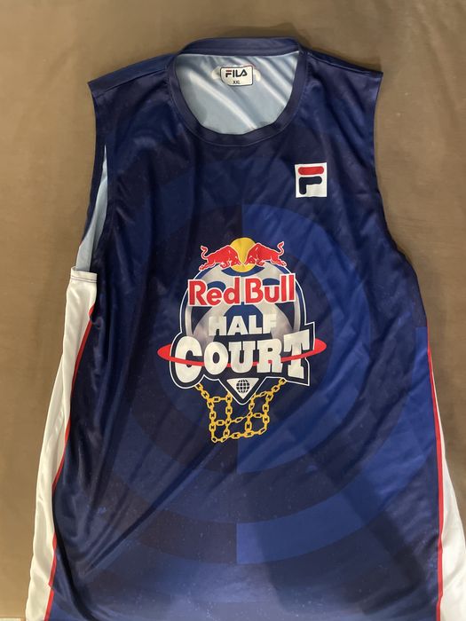 Оригінальна баскетбольна майка Red Bull С Колабораціей Fila