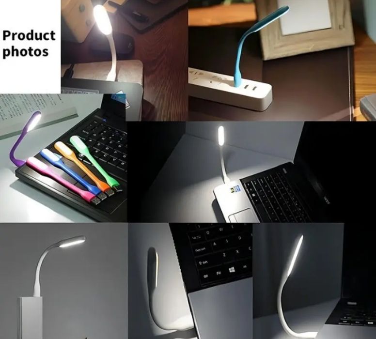 Luz Led USB Maleável - Pc-Powerbank-Carregador