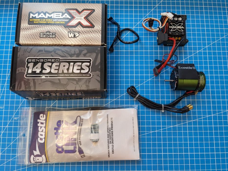Zestaw RC Castle Creations ESC Mamba X + silnik 3800kV + karta.Prorevo