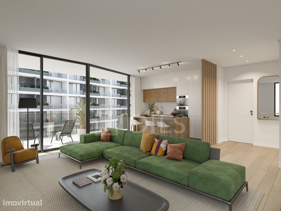 Apartamento T3 com varanda em novo empreendimento no Montijo